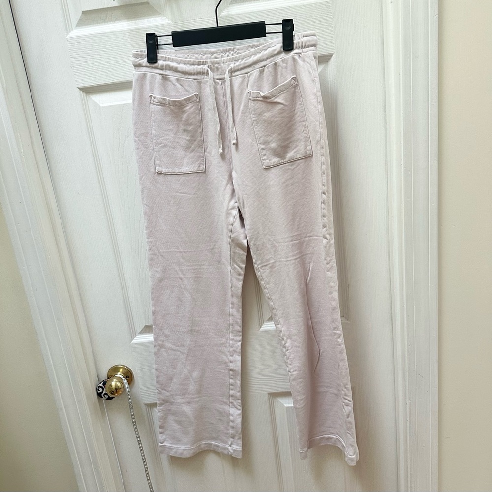 LACAUSA Blaze Light Pink Casual Pants sweatpants cotton m medium - Picture 2 of 7